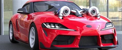 Twin-Turbo 2020 Toyota Supra Rendered, Hardware Penetrates the Hood ...