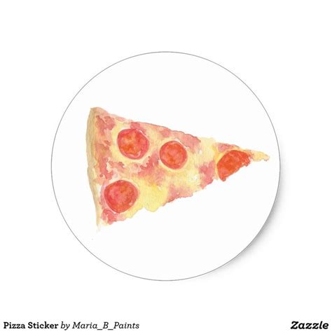 Pizza Sticker | Pizza, Stickers, Food