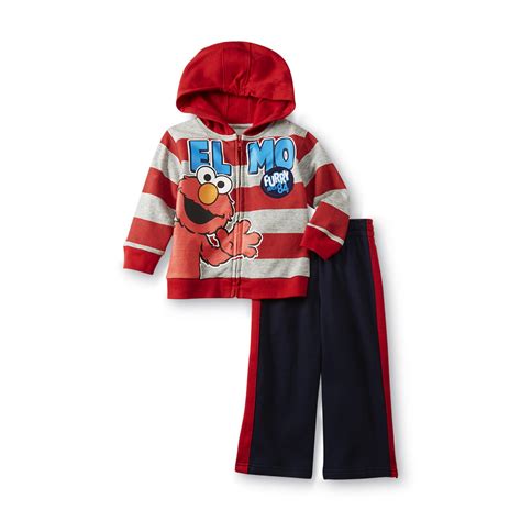 Sesame Street Infant & Toddler Boy's Hoodie Jacket & Pants - Elmo