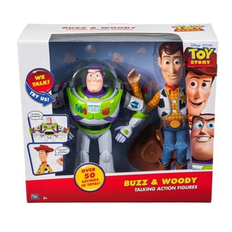 TOY STORY BUZZ LIGHTYEAR AND WOODY INTERACTIVE BUDDIES TALKING ACTION ...