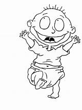 Tommy Pickles Coloring Page sketch template