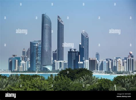 Abu dhabi skyline central market tower hi-res stock photography and images - Alamy