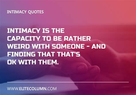 12 Pleasurable Intimacy Quotes For The Lover In You | EliteColumn