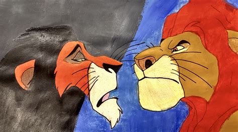 Scar and Mufasa by victoria9578 on DeviantArt