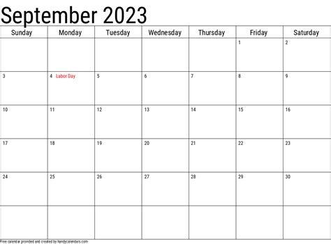 september 2023 calendar free printable calendar templates - september ...