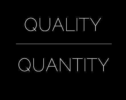 Quality over Quantity A to Z – Outside Perception