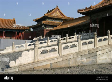 Forbidden city architecture in Beijing China Asia Stock Photo - Alamy