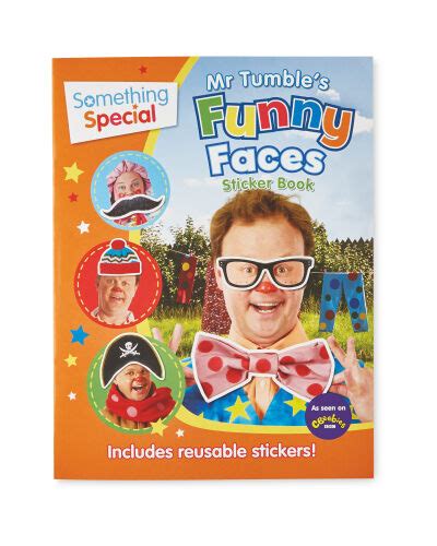 Mr Tumble's Funny Faces Sticker Book - ALDI UK