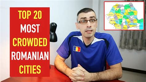 Top 20 Most Crowded Romanian Cities | Learn Romanian Geography - V.M. Simandan