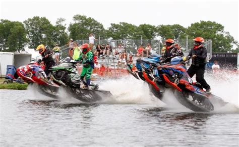 Summer Snowmobile Fun Found At Watercross Races | SnowGoer