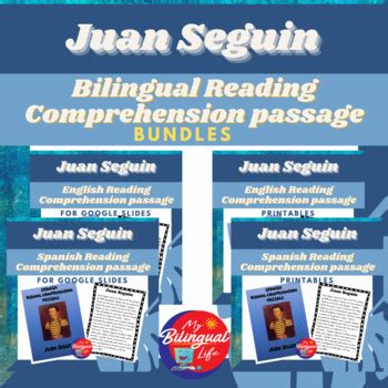 Juan Seguin - Bilingual English & Spanish Biography Reading Activity Bundle