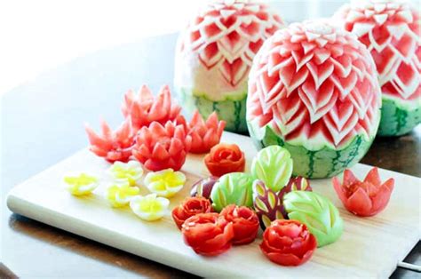 Thai Fruit Carving Class with Petcharee Tamawong-Benjamin - Rachel Cooks Thai