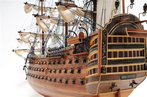 HMS Victory Wooden Tall Ship Model 37" Lord Nelson's Flagship - CaptJimsCargo