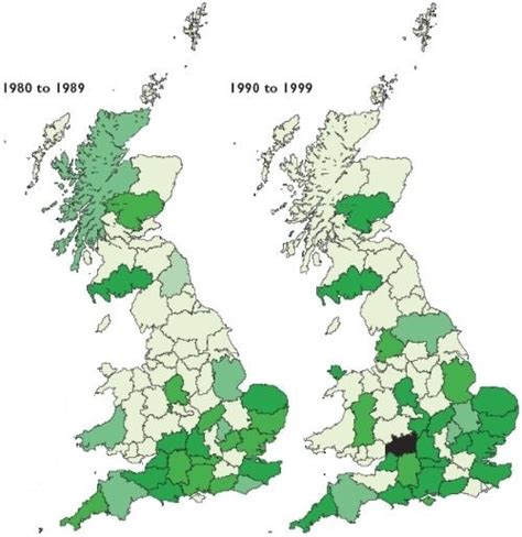 Changes in distribution of deer shot in Britain since 1960 - Game and Wildlife Conservation Trust