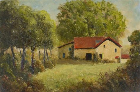 Jean-Gil Sauldubois - Vintage French Landscape Painting at 1stdibs