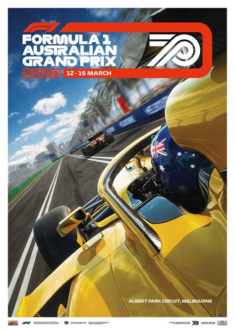 Formula 1 Australian Grand Prix 2020 Official Poster : r/formula1