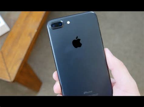 iPhone 7 Plus Matte Black Unboxing, Setup and First Impressions! - YouTube