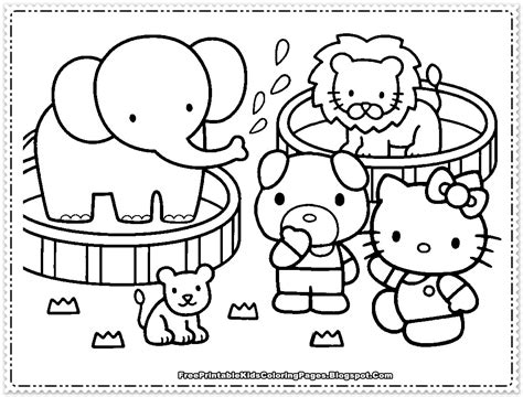 Hello Kitty Coloring Pages For Girls | AMP Blogger design