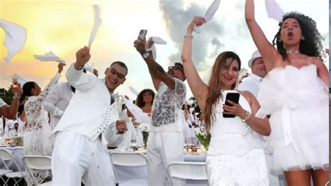 Le Dîner en Blanc, festival de comida de lujo en Cuba en medio de ...