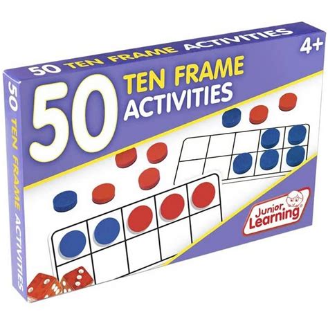 50 Ten Frame Activity Cards – ABC School Supplies