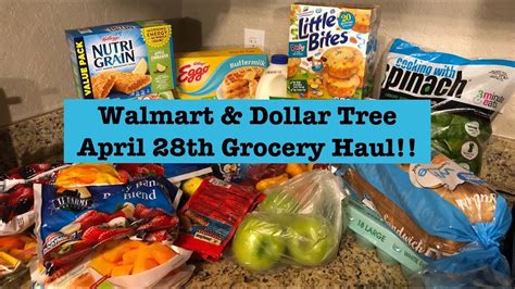 Walmart & Dollar Tree Couponing + Grocery Haul April 28th!!! - YouTube