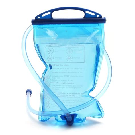 1L Water Bladder Bag PEVA Hydration Bladder Cycling Hiking Outdoor running Camping Pack Water ...