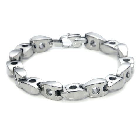 Men's 10MM Titanium Link Bracelet