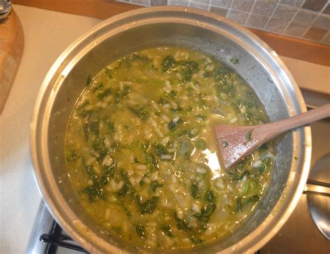 Spinach & Rice Soup | Gingey Bites