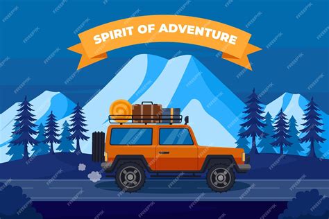 Free Vector | Adventure background