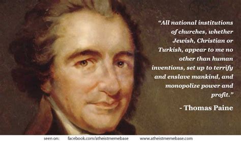 Thomas Paine On Religion Quotes. QuotesGram