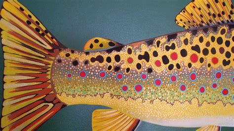 Rainbow Trout Wallpaper | Trout art, Fish quilt, Fish art