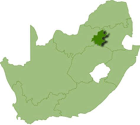 Map of Gauteng - Gauteng map, South Africa