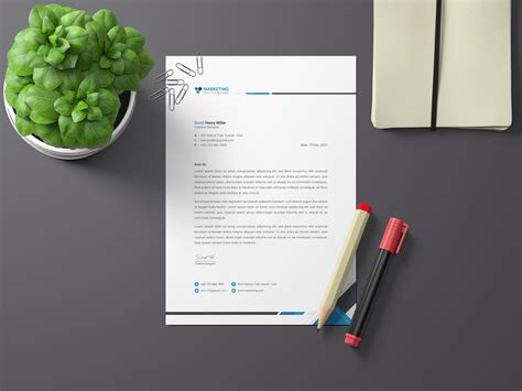 Letterhead With Envelope Design on Behance