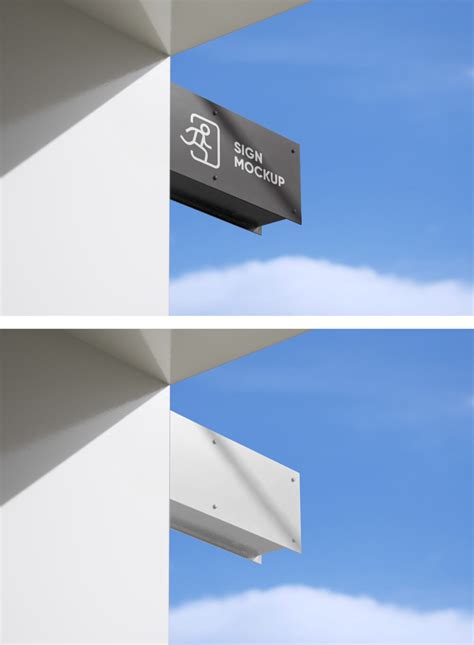 Signage on Building Mockup — Mr.Mockup