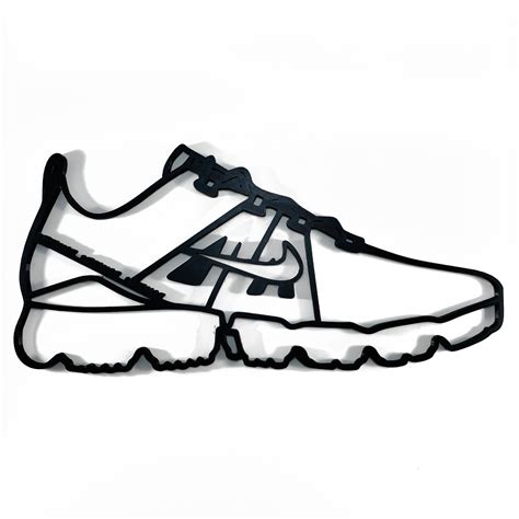 Inspired Nike Vapormax Silhouette Wall Art 3D Printed Sneaker - Etsy ...