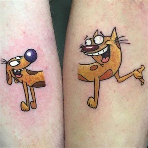 40 Epic Best Friend Tattoos for Women & Their Soul Sisters | Cartoon tattoos, Best friend ...