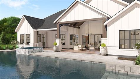 Plan 25427TF: New American Ranch Plan with Guest Suite and Office ...