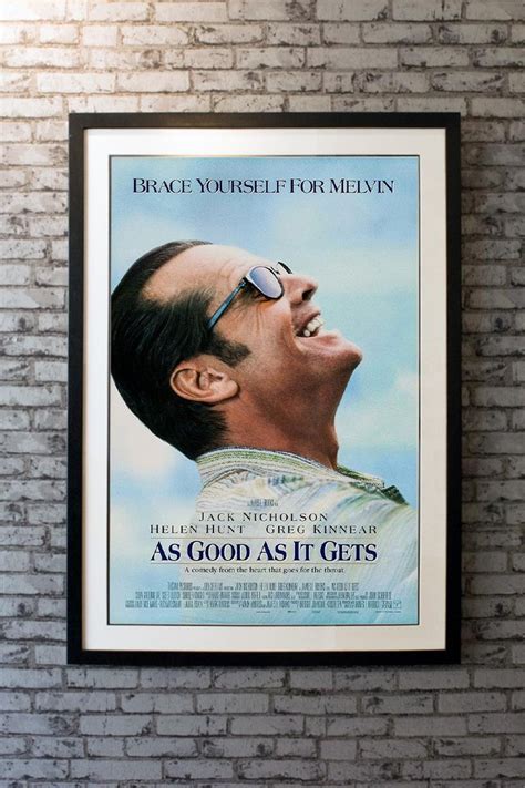 As Good As It Gets '1997' Poster For Sale at 1stDibs