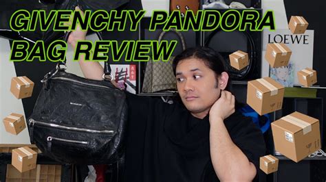 Givenchy Pandora Bag REVIEW // Medium Pandora Bag in Aged Black Leather ...