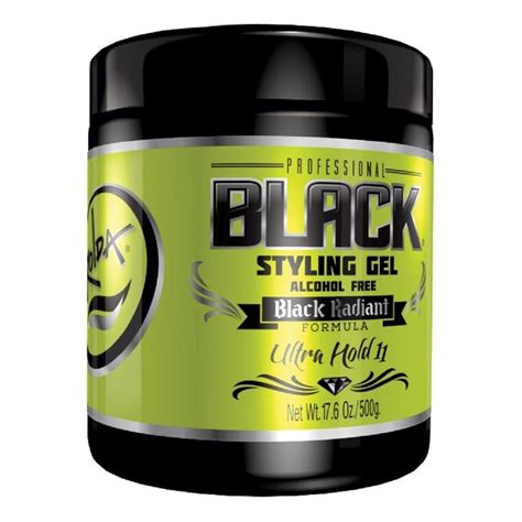 Rolda Black Styling Gel Ultra Strong Hold #11 500g 17.6oz - Walmart.com