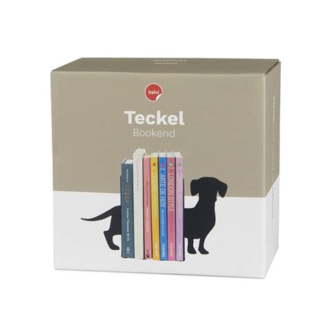 Metal Bookends - Black Teckel Dog by Balvi – Pacifier Kids Boutique