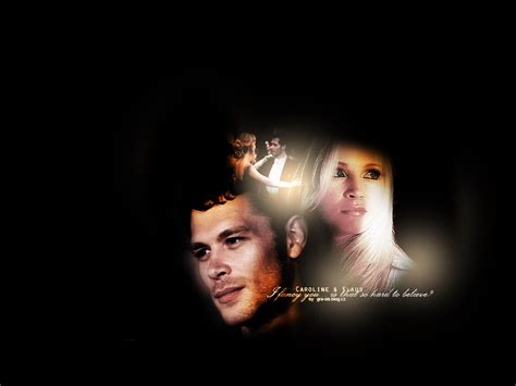 Wallpaper with Klaus and Caroline from TVD by gra-sis on DeviantArt