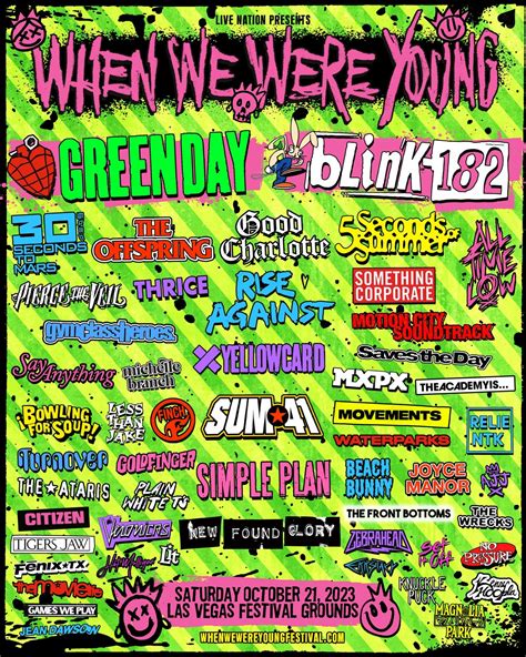 Green Day, Blink-182, Good Charlotte, and More to Perform at When We ...