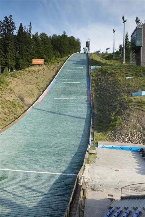 Wisla, Poland, 24 May 20118: the Adam Malysz Ski Jumping Hill in Editorial Photography - Image ...