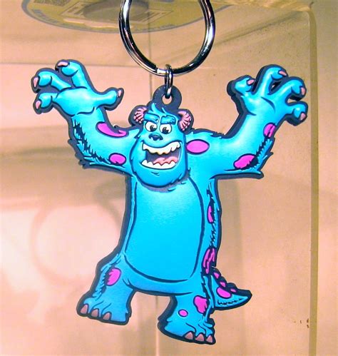 Nobody will dare take your keys with Sulley on your keychain! SULLEY SOFT TOUCH KEYCHAIN (from ...