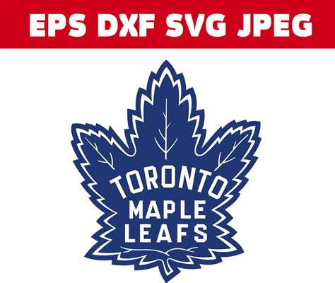 Toronto Maple Leafs logo in SVG / Eps / Dxf / Jpg files | Etsy