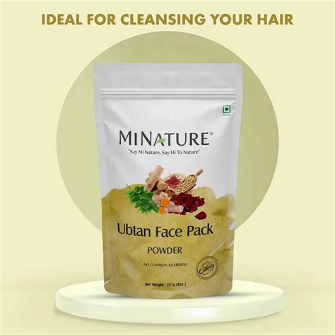 Try UBTAN FACE PACK: Your Ayurvedic Remedy for Glowing Complexion – minaturewellness