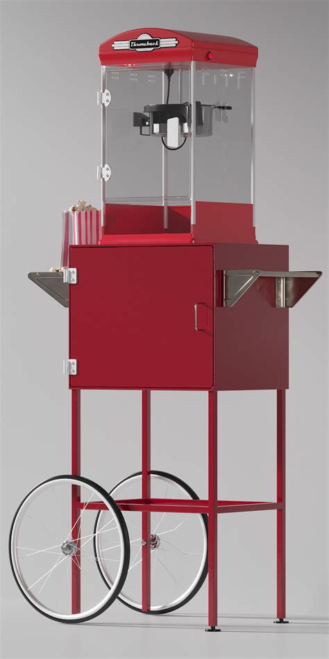 Throwback Movie Theatre Popcorn Machine with Cart on Behance