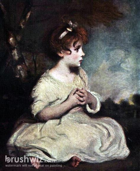 The Age Of Innocence by Joshua Reynolds - Oil Painting Reproduction