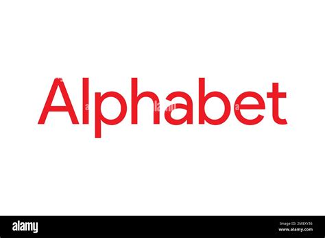 Alphabet Inc. logo, white background Stock Photo - Alamy